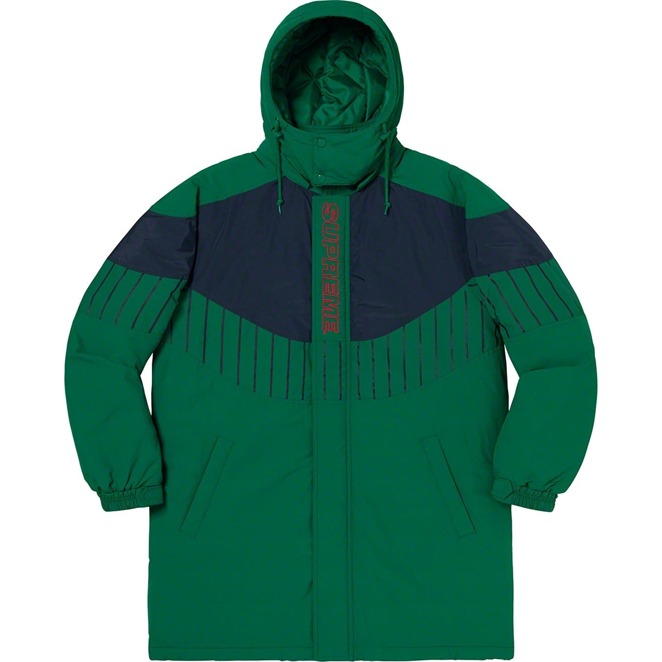 Pinstripe Panel Sports Parka view 2